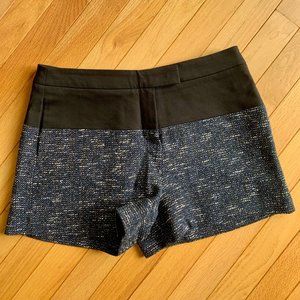 Axara Paris Tweed Blue Formal Shorts